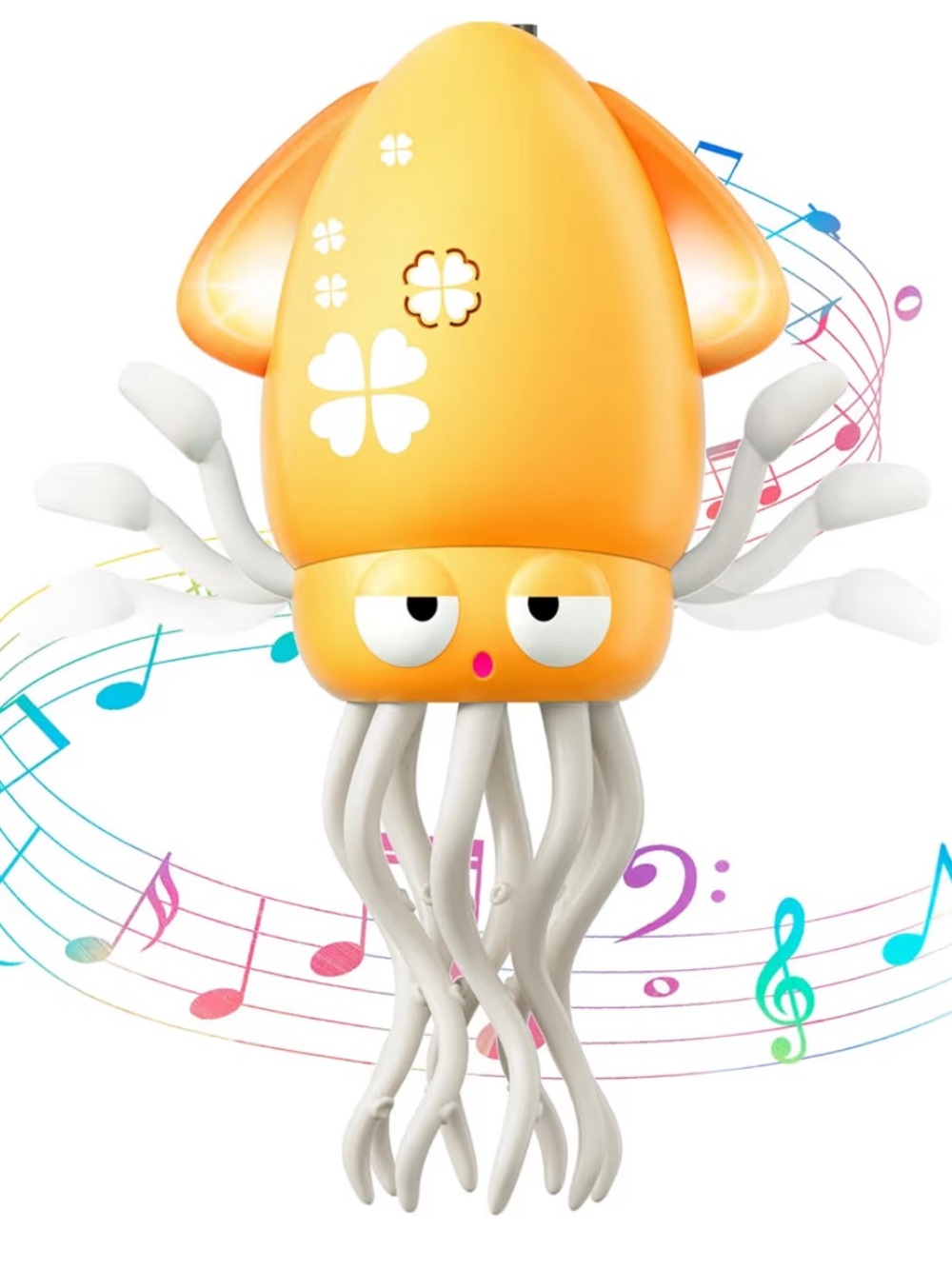 Dancing YELLOW Electric Squid-Child and Pet toy